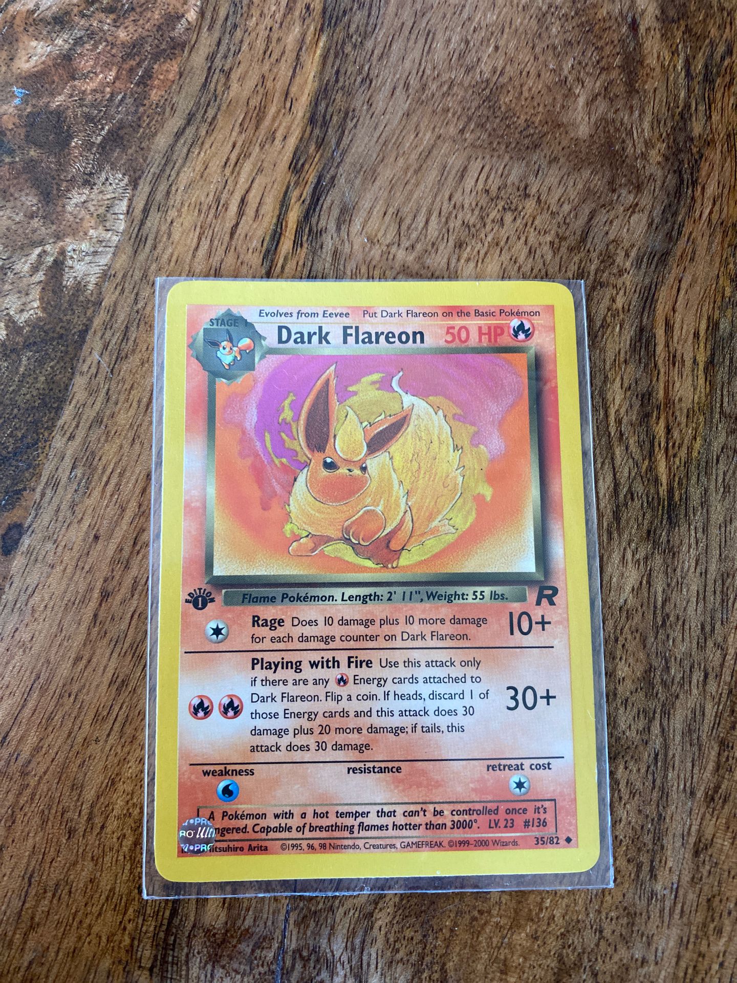 First Edition Dark Flareon