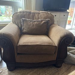 Love Seat And Arm Chair 
