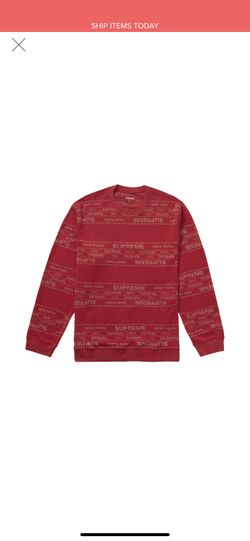 Looking to Trade this supreme metallic jacquard crewneck size xl brand new