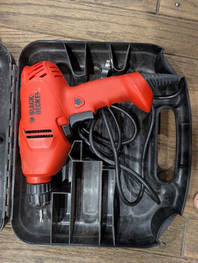 Black & Decker Drill - corded - barely used