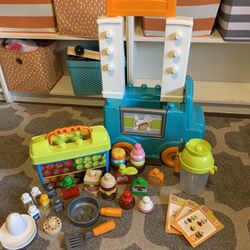 Mega Bloks Furst Builders Food Truck Kitchen