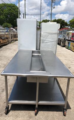 Stainless steal table