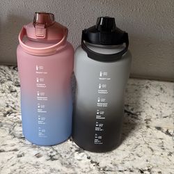 Two brand new 105oz water bottles