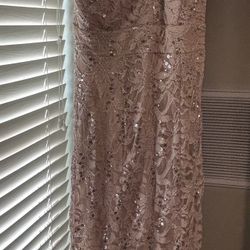 Pink/tan Mermaid Dress
