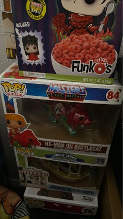 He-man on battle cat Funko pop ride