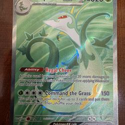 Pokemon Serperior 156/86 Black Bolt Full Art Holo Rare NM/M PACK FRESH