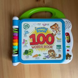 LeapFrog Learning Friends 100 Words Book Electronic Educational Tablet 