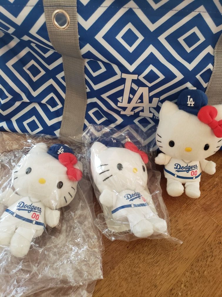Hello Kitty Dodgers plush only 2 left in package!!