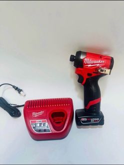 🚀 New Milwaukee Fuel Impact Driver M12 + M12 4.0  Battery + M12 Charger