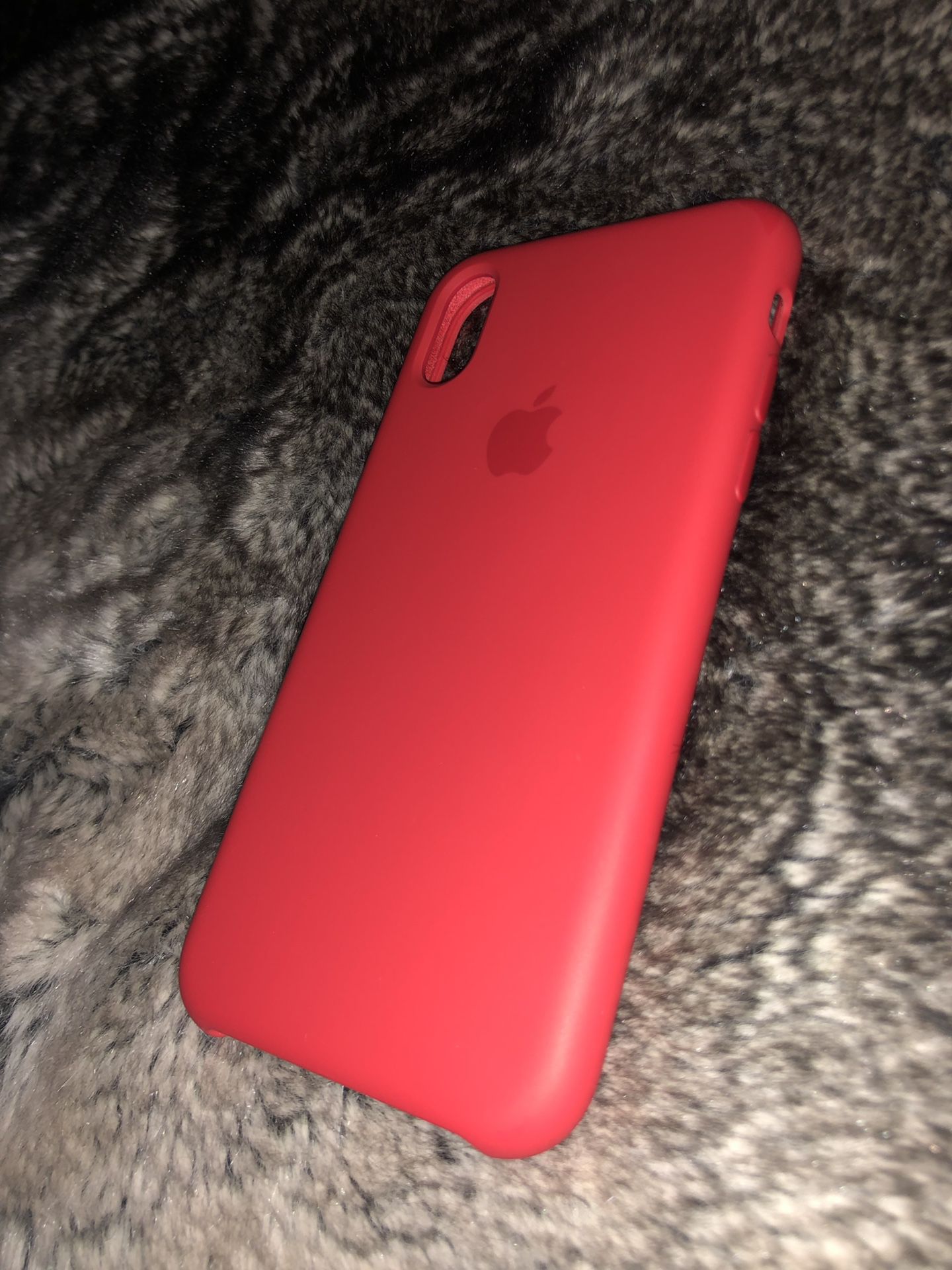 Apple iPhone X / XS Silicone Case - RED