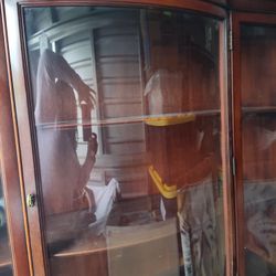 Drexel Antique  China Cabinet Hutch