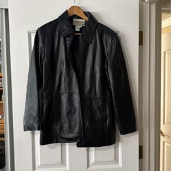 Woman’s Coldwater Creek  Soft Leather Jacket – Size Medium