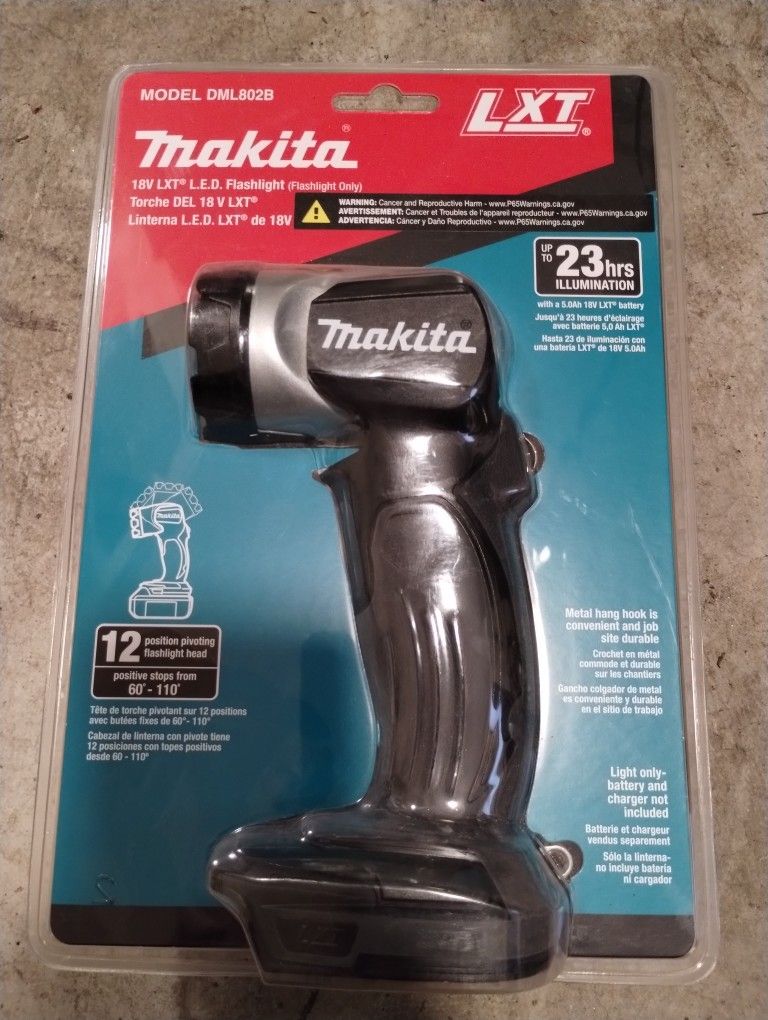 Makita DML802B 18V LXT® Lithium-Ion Cordless L.E.D. Flashlight