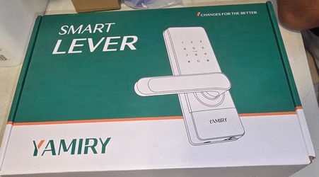 Yamiry Smart Door Lock, Biometric Fingerprint, Keyless Entry, App Control, 6 Ways to Unlock, DIY Ins