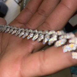 ROYAL MOISSIANITE (S925) Bracelet// Moissanite 925 VVS1 Chain