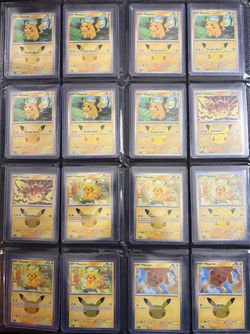 Pokémon 30th celebration pikachu lot