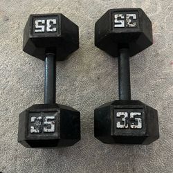 35lb Dumbells 