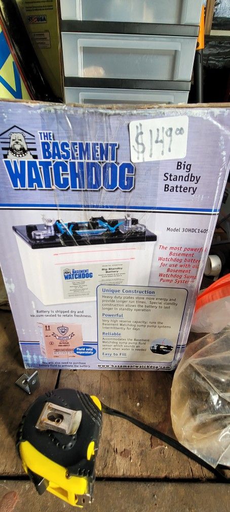 Basement Watchdog Battery