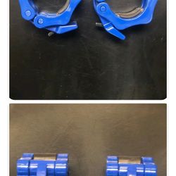 2 Brand New Sets Of Barbell Clamps 1 Inch 