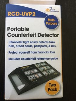Two new portable counterfeit detectors