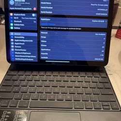 iPad Pro 13” 1TB M4 Chip And Apple Pencil Pro  And Keyboard 
