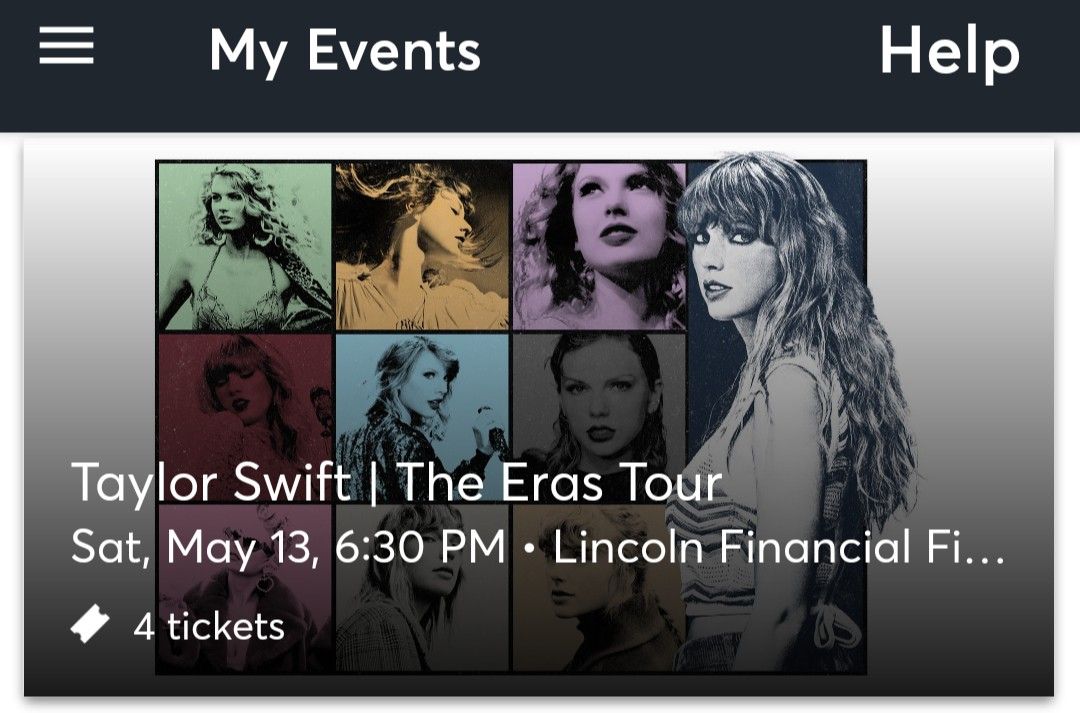 4 Taylor Swift Tickets