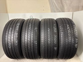 Set 4 tires 255 50 20 Bridgestone alenza sport as high tread