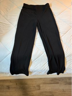 Black cover up pants