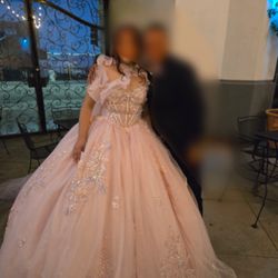 Quinceañera Pink Dress Size 8