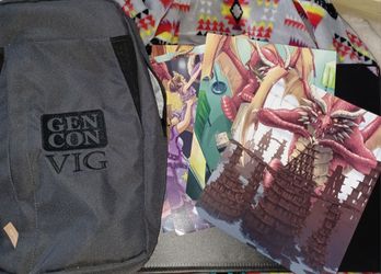 2025 Gen Con VIG bag and Artwork
