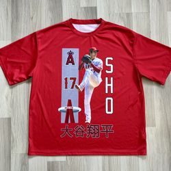 Los Angeles Angels Shohei Ohtani MLB Graphic Shirt Mens Size XL