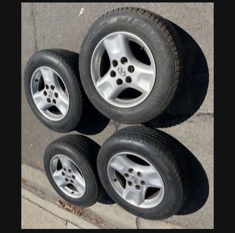 4 — 245/65r17 6x5.5 6x139.7 Stock Infiniti QX4 Tacoma Tundra 4Runner Tahoe Yukon Wheels Rims Tires!!!!!!!!!!!!