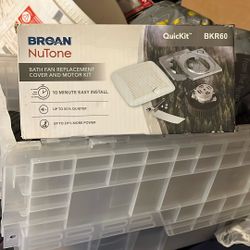 Bath Fan Replacement Cover And Motor Kit