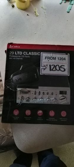 Brand new ( COBRA  29 LTD Classic professional CB Radio)