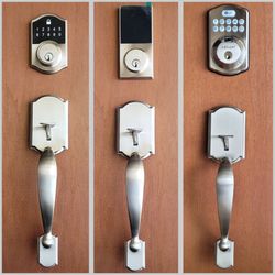 Defiant Keyless Entry Deadbolt Door Locks with handle read Ad For Pricing