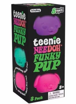 NeeDoh Teenie Funky Pups Squishy Set of 3
