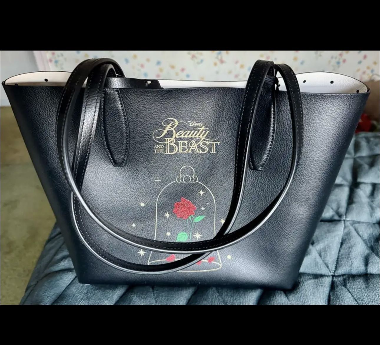 Kate Spade Beauty & The Beast Tote With Wristlet