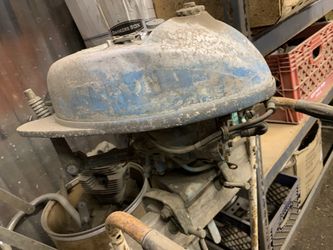 Cool old vintage boat motor