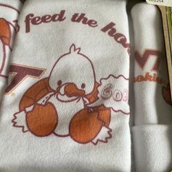 VT Hokies Newbie Pack Baby Gift. 3 Piece $33. NEW
