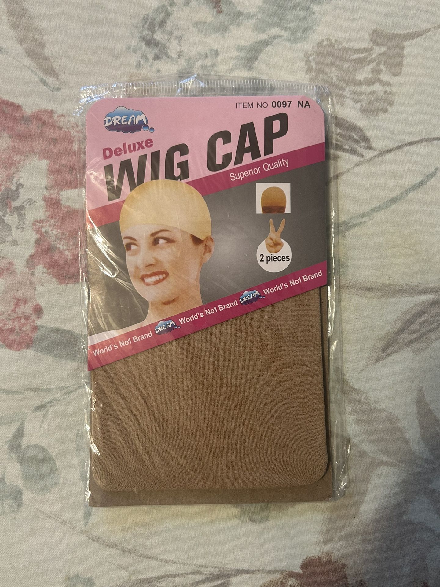 Dream deluxe Wig Cap 0097 2 Pieces One Size Fits All Polyester Superior Quality