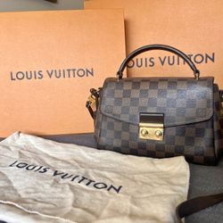 Louis Vuitton Croisette Damier Ebene Crossbody Bag