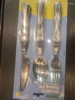 Weighted Utensil Set