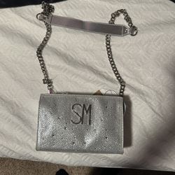 Silver Bling Steve Madden Bag