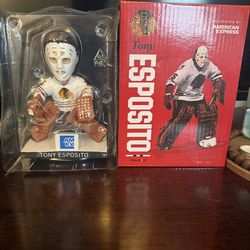 CHICAGO BLACKHAWKS TONY ESPOSITO BOBBLEHEAD SGA GOALIE 11/15/25