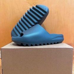 Adidas Yeezy Slide Slate Grey Size 10 Mens ID2350 Brand New