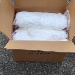 NEW Uline MICROFIBER WET MOP HEADS