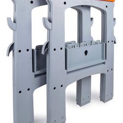 Folding sawhorses - set of 2