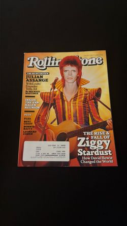 Rolling Stone Magazine Ziggy Stardust David Bowie Issue