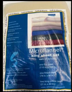 Soft new king sheet