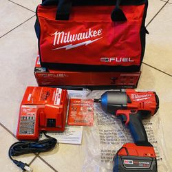 Milwaukee Fuel M18 1/2 High Torque Impact Wrench New $340 Firm